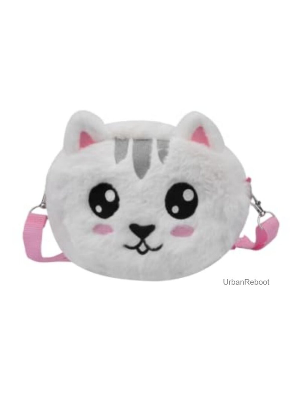 Faux Fur Cat Unicorn Crossbody Bag Fluffy Plush Girls Shoulder Purse